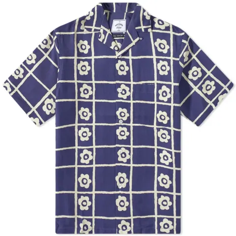 Square Flower Vacation Shirt