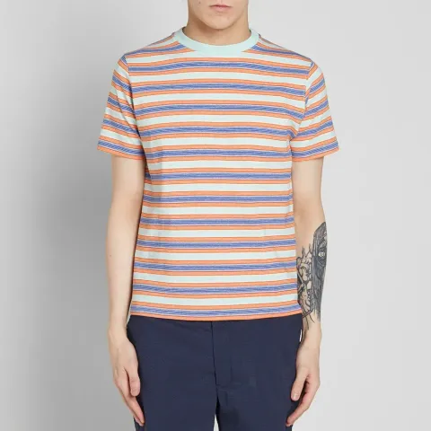 Multi Border Stripe Tee