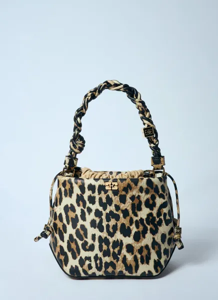 Leopard Bou Bucket Bag