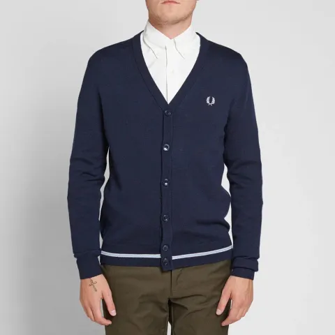 Fred Perry Tipped Merino Cardigan