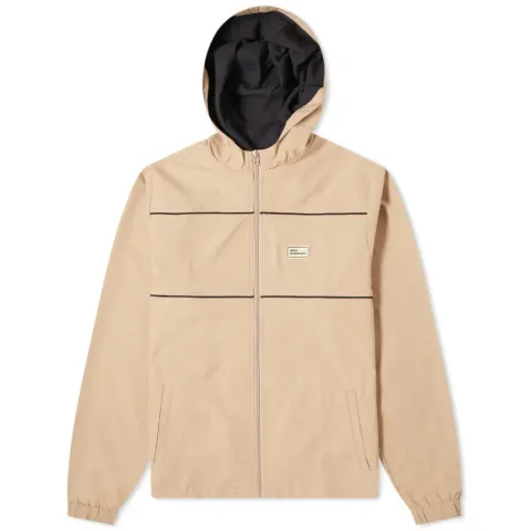 Zipped Slogan Jacket