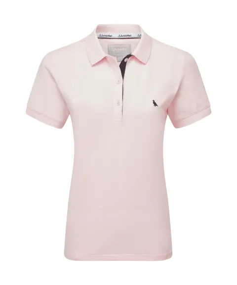 Schöffel Country Women's St Ives Polo Shirt - Pale Pink