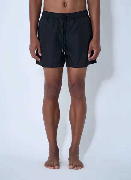 Logo Patch Swim Shorts