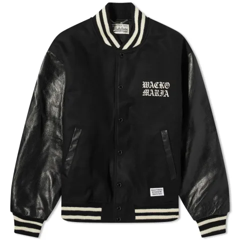 Leather Varsity Jacket