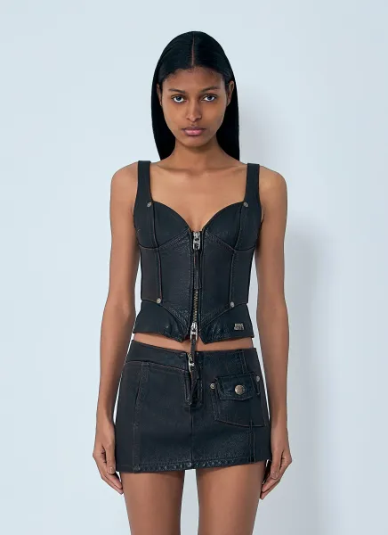 Leather Top