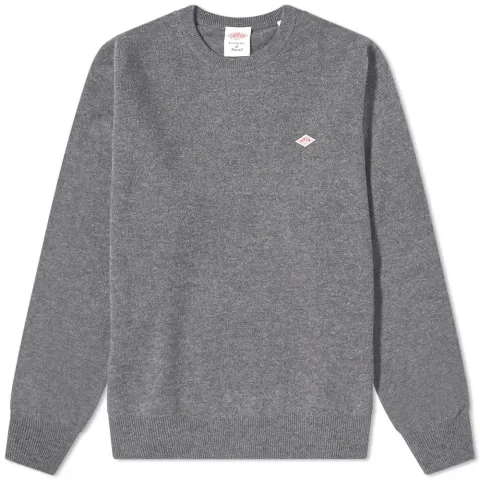 Logo Lambswool Crew Knit