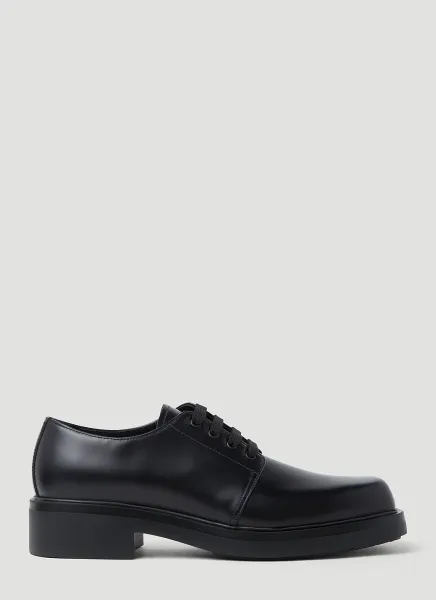 Brushed Leather Derby shoes