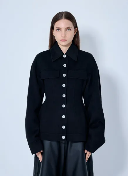 Sportmax Structured Button-Down Jacket