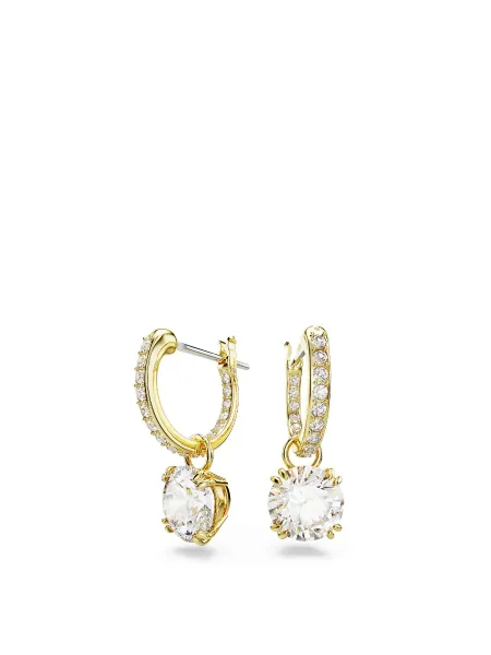 Swarovski Stilla Drop Hoop Earrings