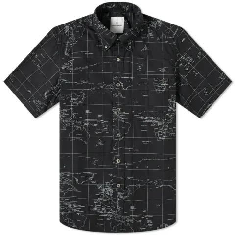 Short Sleeve World Map Shirt