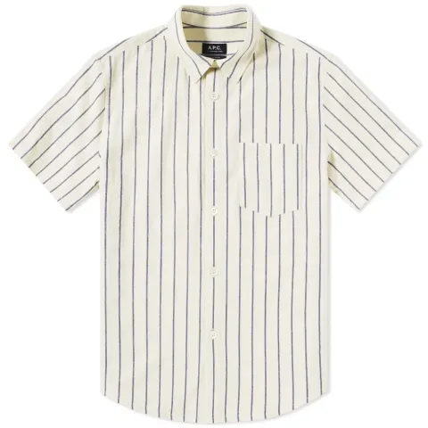 A.P.C. Short Sleeve Bryan Stripe Shirt