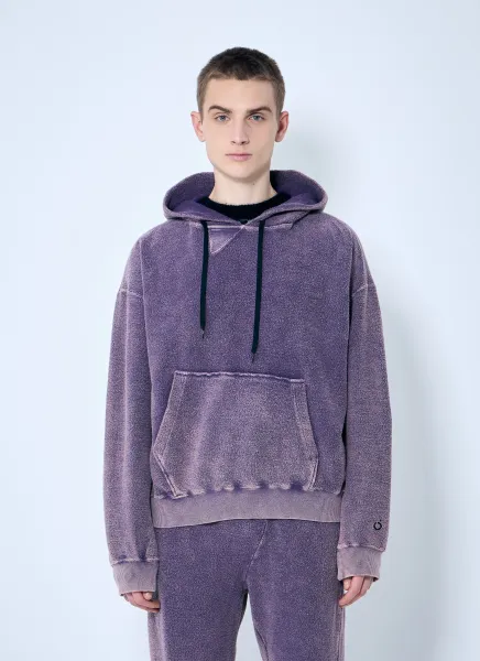 Hand-Dyed Twist Hooded Sweatshirt