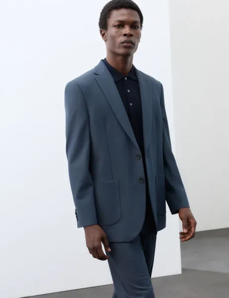 Autograph Tailored Fit Performance Twill Suit Jacket Nightshade