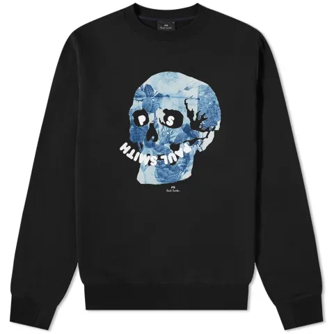 Big Skull Logo Crew Sweat