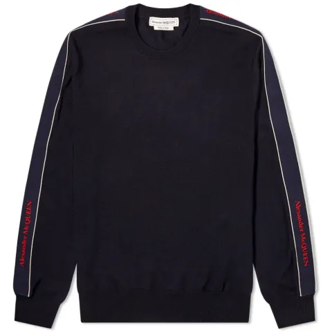 Logo Taping Crew Knit