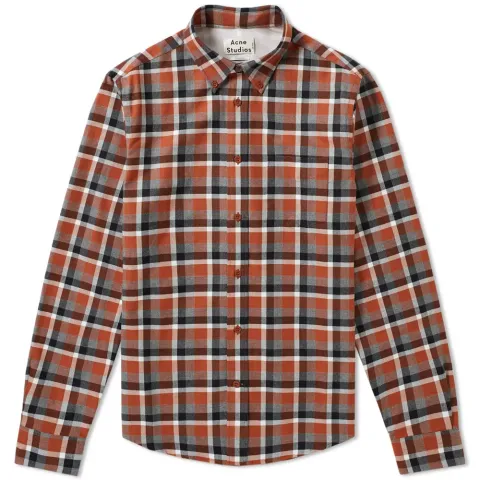 Isherwood Tartan Check Button Down Shirt