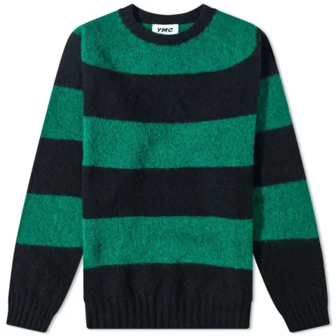 Suedehead Stripe Crew Knit