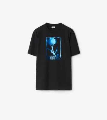 Thistle Cotton T-shirt in Black