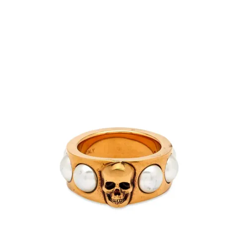 Pearl And Skull Ring