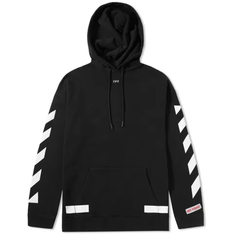 Diagonals Arrows Oversized Hoody