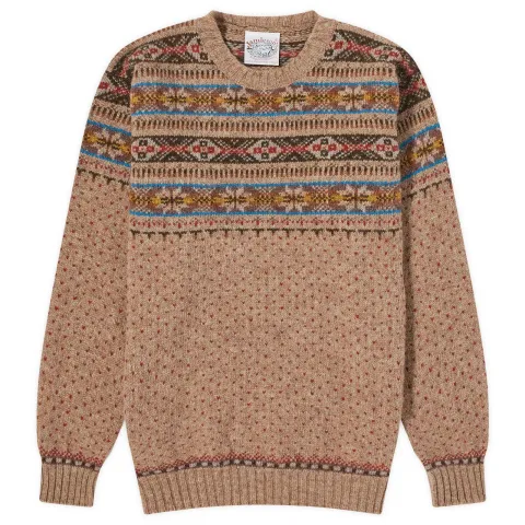 Jamieson's of Shetland Nordic Fair Isle Crew Knit