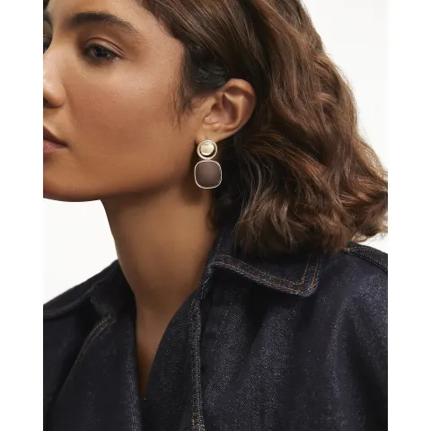 River Island Stone Drop Earrings