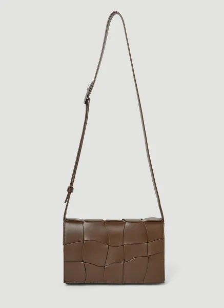 Waved Cassette Crossbody Bag