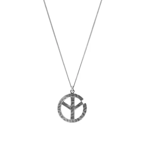 War & Peace Handmade Silver Pendant