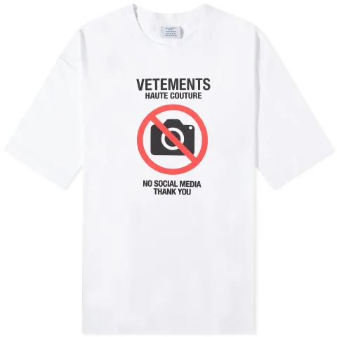 No Social Media Couture T-Shirt