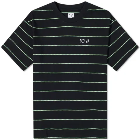 Polar Skate Co. Checkered Stripe Surf T-Shirt