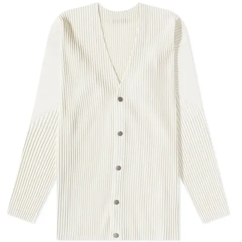 Pleated Cardigan