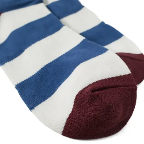 Classic Border Sock - 2 Pack
