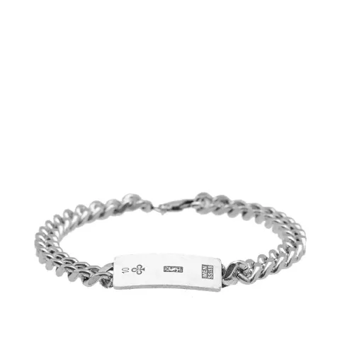 YSL Plaque Pendant Bracelet