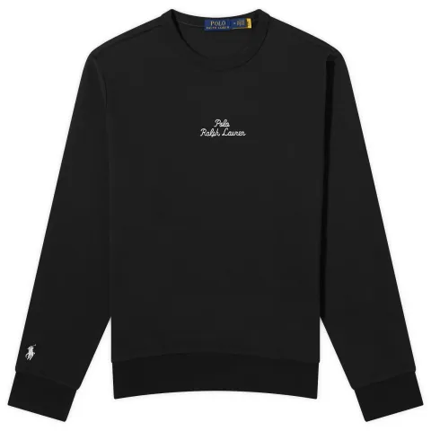 Chain Stitch Logo Crew Sweatshirt