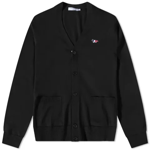 Maison Kitsuné Tricolor Fox Patch Classic Cardigan