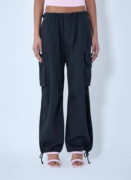 Drawstring Cargo Trousers