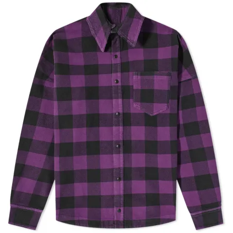 Check Logo Overshirt