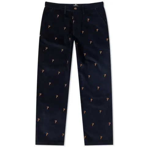 Logo Micro Cord Chino Pant