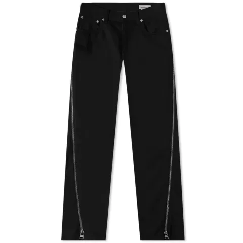 Zip Detail Jeans