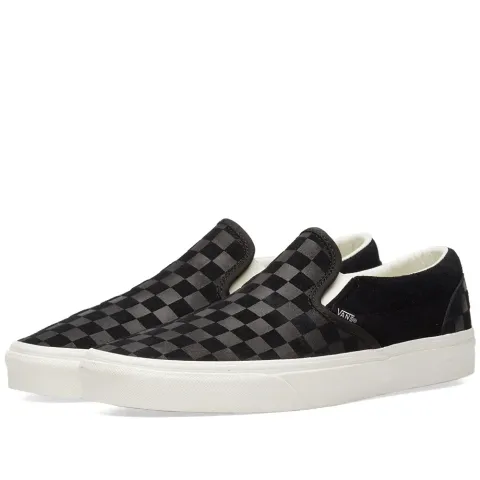 Classic Slip On Checkerboard Embossed