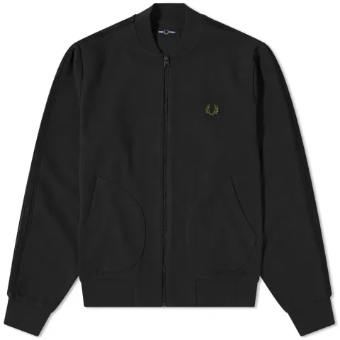 Knitted Taped Track Jacket