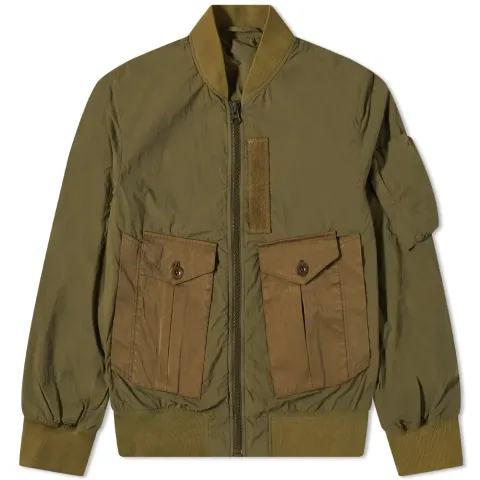 Garment Dyed Nylon Bomber