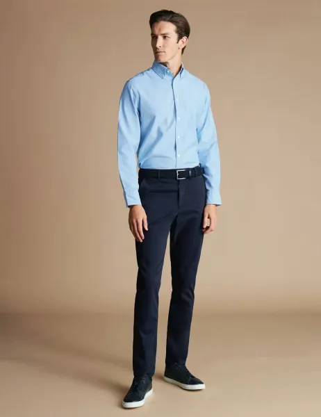 Charles Tyrwhitt Regular Fit Chinos Navy