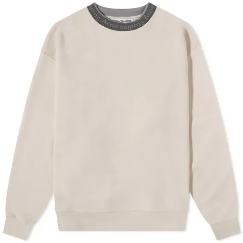 Fulton Reverse Logo Rib Crew Sweat