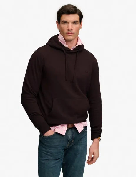 Superdry & Co Cotton Rich Relaxed Hoodie Red
