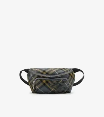 Small Check Belt Bag in Wave blue - Men, Technical