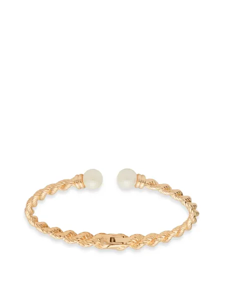 Lauren Ralph Lauren Rope Pearl Cuff Bracelet