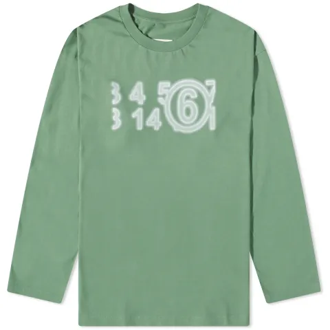 Number Logo Long Sleeve T-Shirt