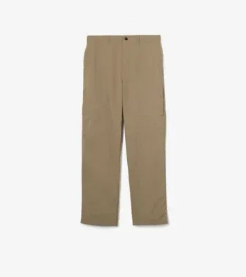 Nylon Cargo Trousers in Finch brown