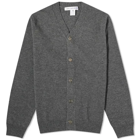 Comme des Garcons SHIRT Knitted V-Neck Cardigan